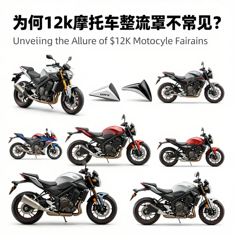 High-end motorcycle fairing highlighting premium materials and precision engineering.