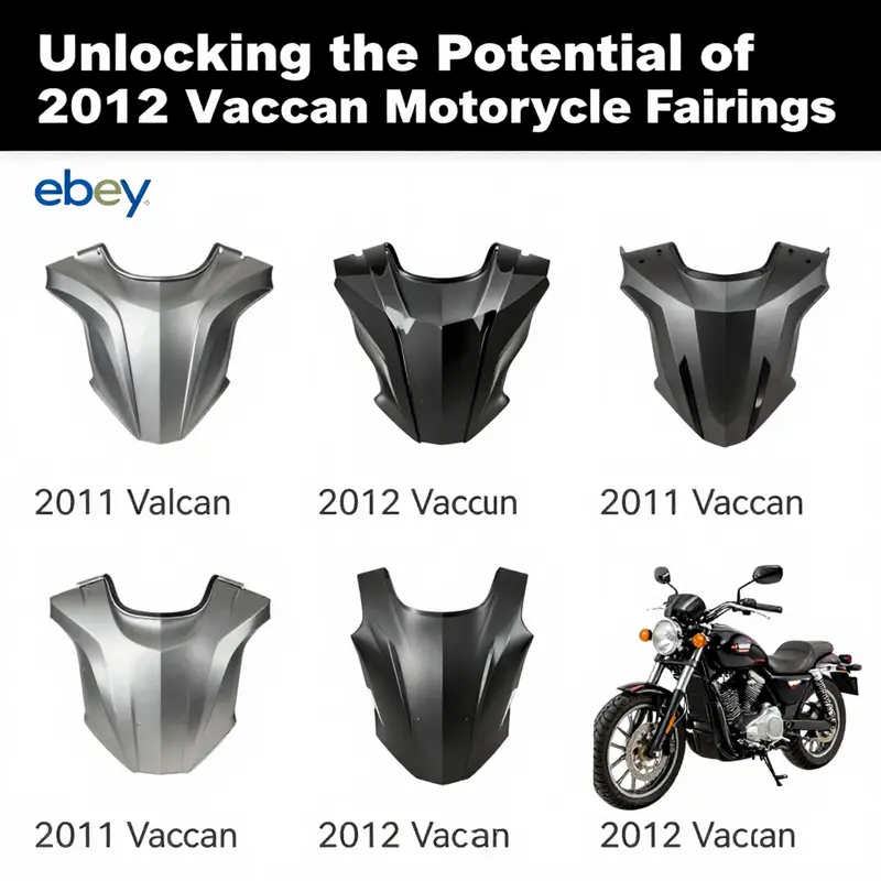 The fairing outer of a 2012 Kawasaki Vulcan, demonstrating compatibility and aesthetic integration.