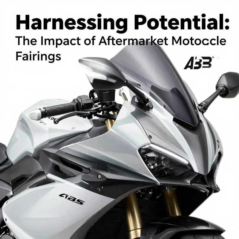 Custom-painted ABS motorcycle fairings designed for enhanced aerodynamics.
