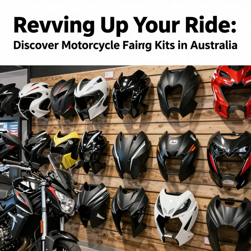 An overview of diverse motorcycle fairing kits available in Australia.