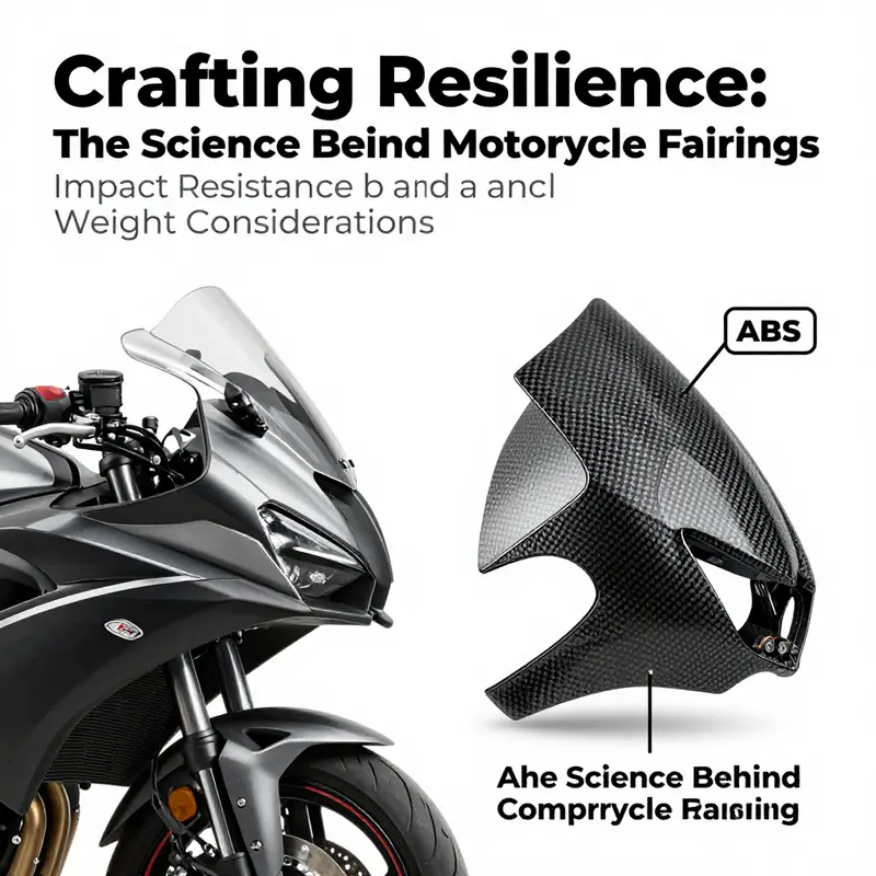 ABS plastic motorcycle fairing highlighting the material’s finish and quality.