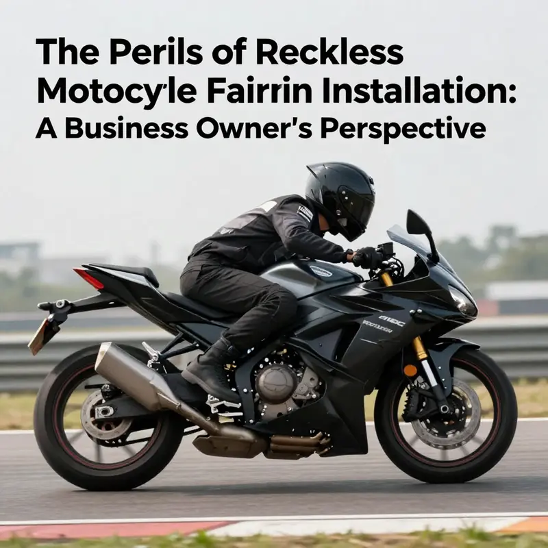 Ensuring safety during motorcycle fairing installation is crucial.