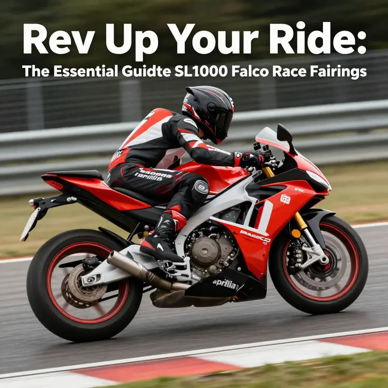Diverse selection of race fairings available for the 01 Aprilia Motorcycle SL1000 Falco.