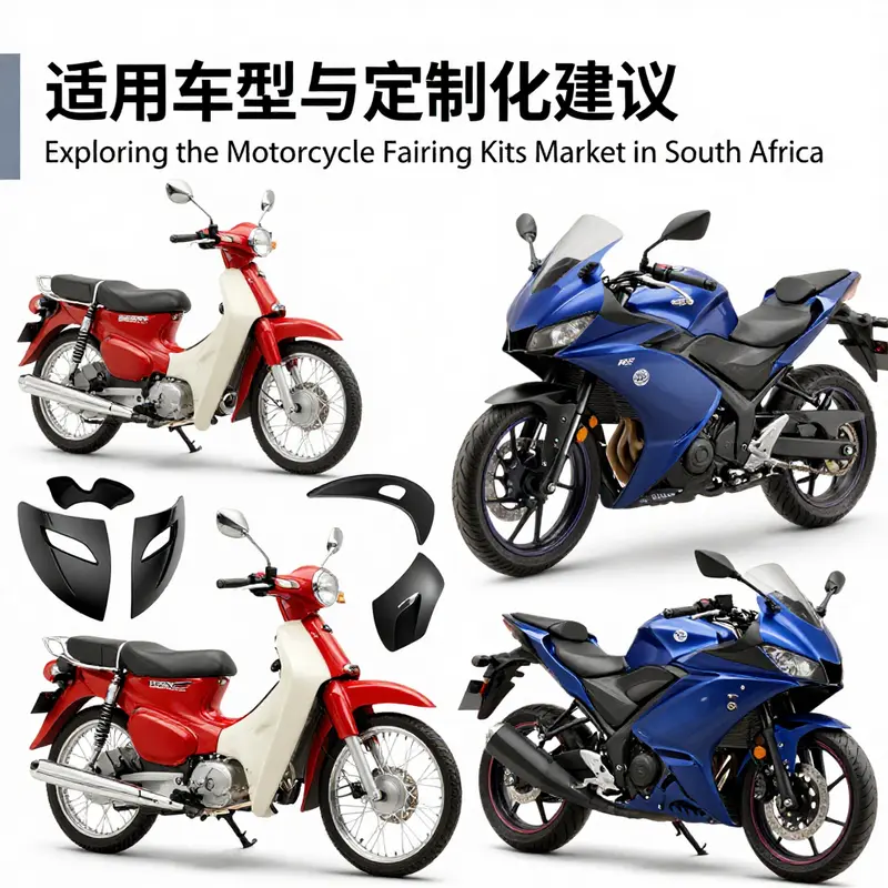 A local motorcycle shop displaying a variety of fairing kits, highlighting the blend of local and international supply.