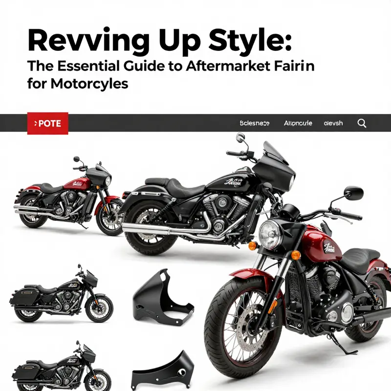 Comparison of types and materials for aftermarket fairings for Indian motorcycles.