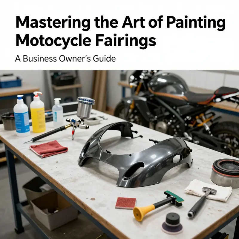 Meticulous preparation is key to a successful paint job on motorcycle fairings.