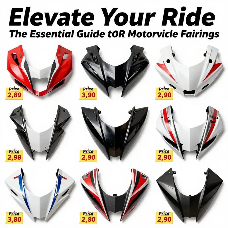 Comparison of ABS and carbon fiber materials for the 2004 Honda CBR1000RR fairings.