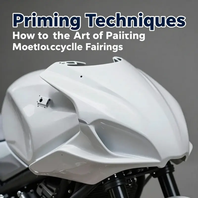 Thorough preparation is vital for a successful paint job on motorcycle fairings.