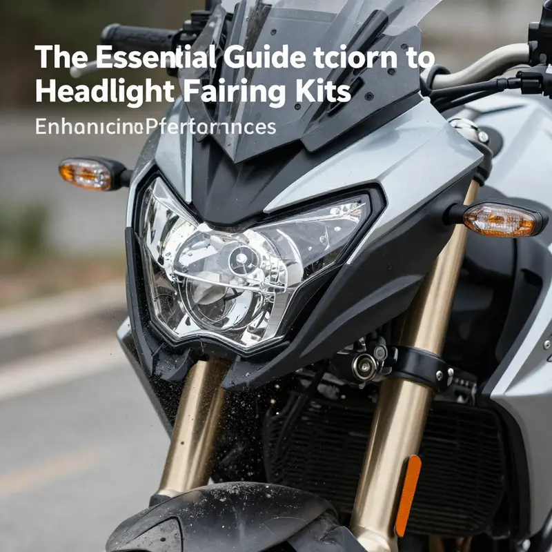 Streamlined motorcycle appearance showcasing the aerodynamic advantages of headlight fairing kits.