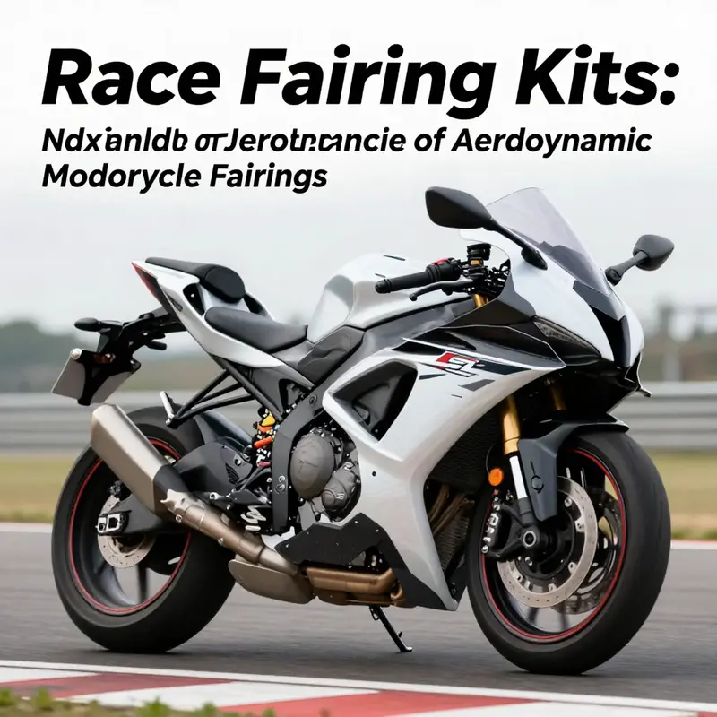 A sport motorcycle featuring three-quarter fairings, showcasing their aerodynamic design and functionality.