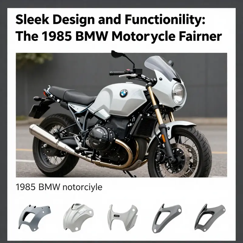 The aerodynamic design of the 1985 BMW K100 enhances performance and reduces wind resistance.