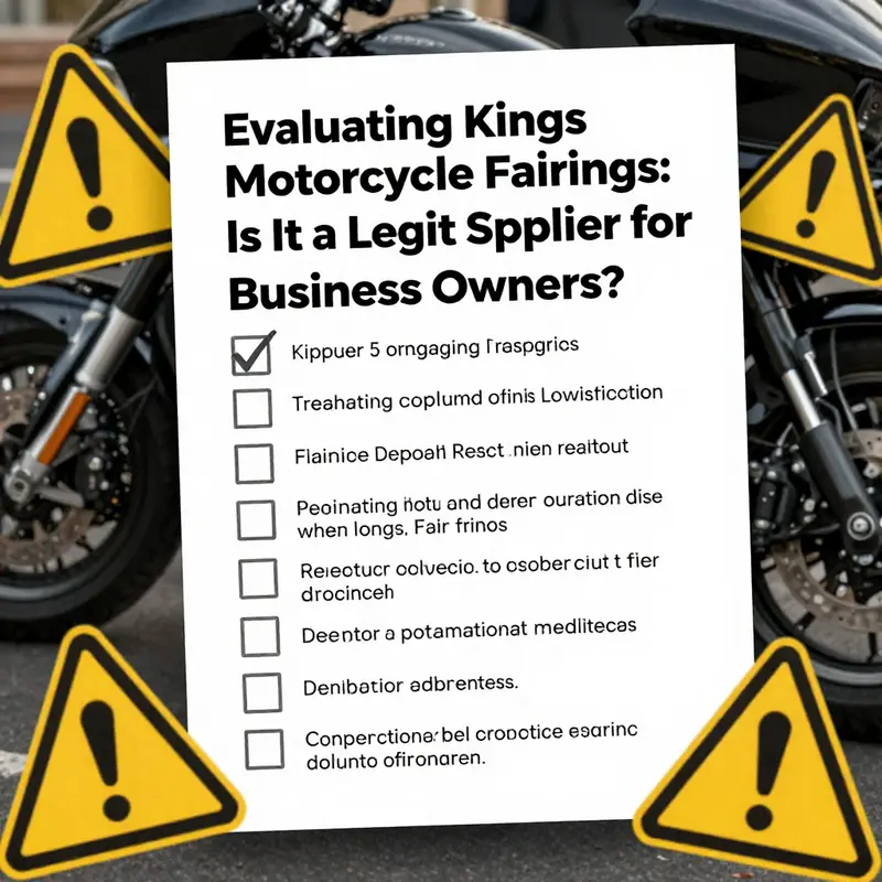 Evaluating the legitimacy of Kings Motorcycle Fairings amidst uncertainty.