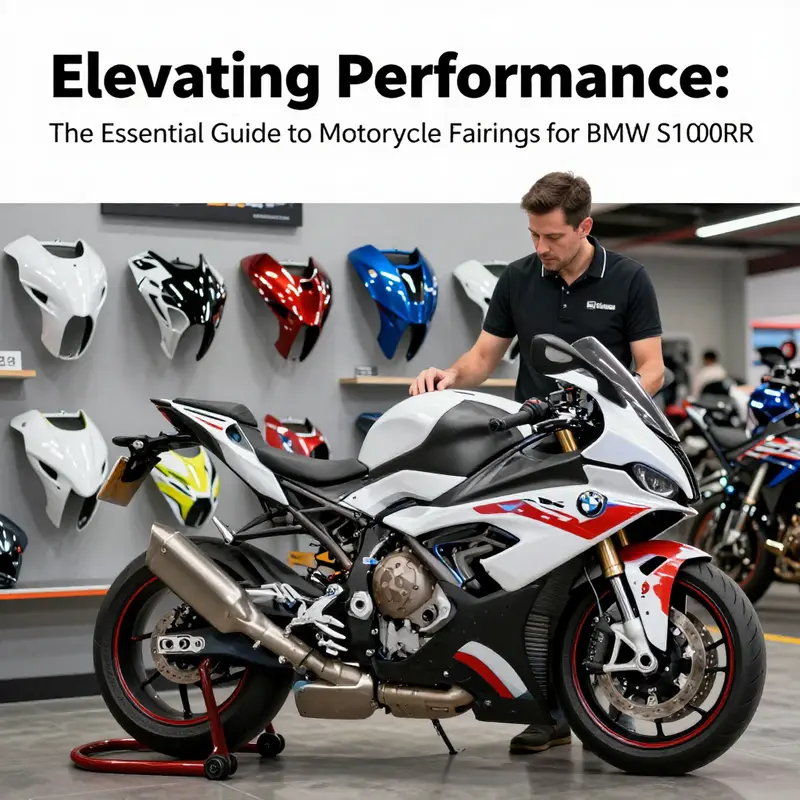 A professional buyer evaluating diverse motorcycle fairings tailored for the BMW S1000RR.