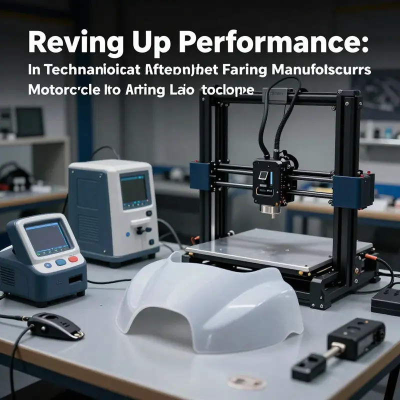 A modern manufacturing facility in Guangdong focusing on aftermarket motorcycle fairings.