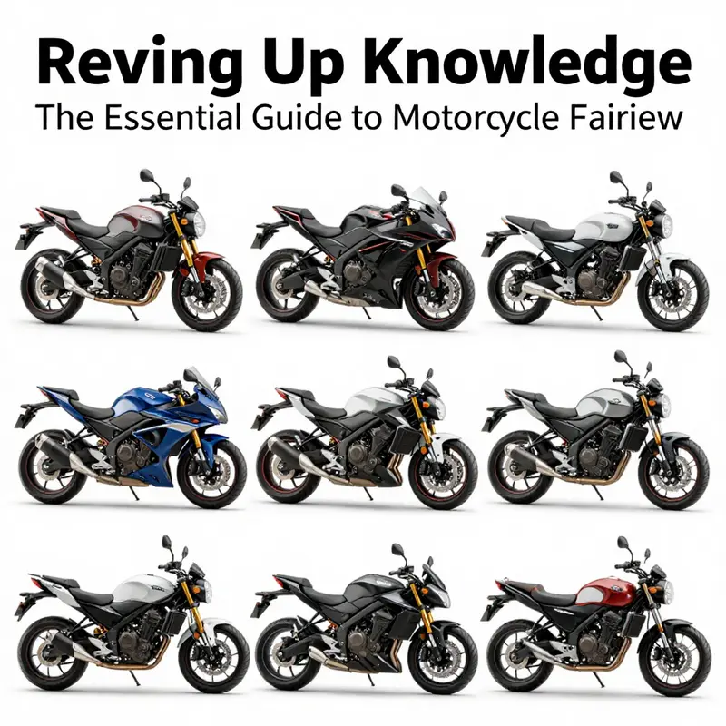A motorcycle detailing its fairings, demonstrating their functional role.