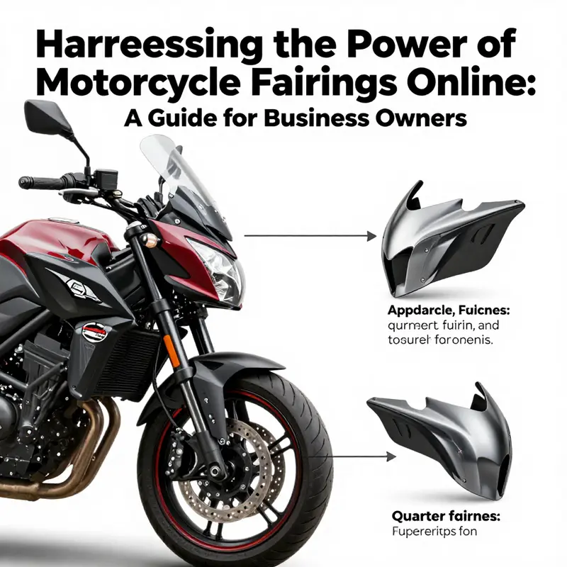 A diverse range of affordable and durable motorcycle fairings on display, highlighting options available for various bike models.