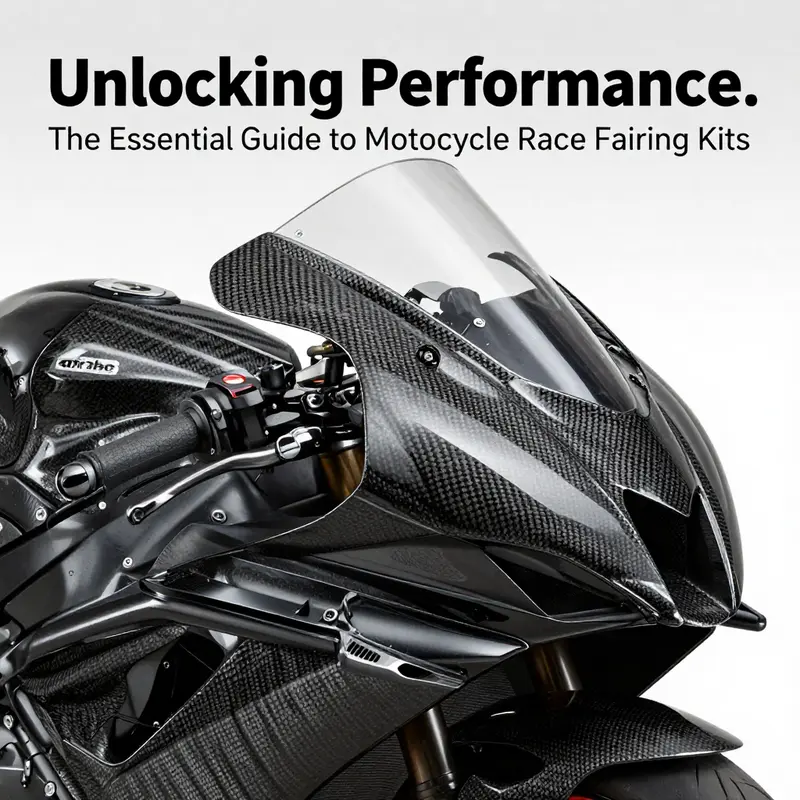 Materials used in race fairing kits highlight the balance between weight and strength.