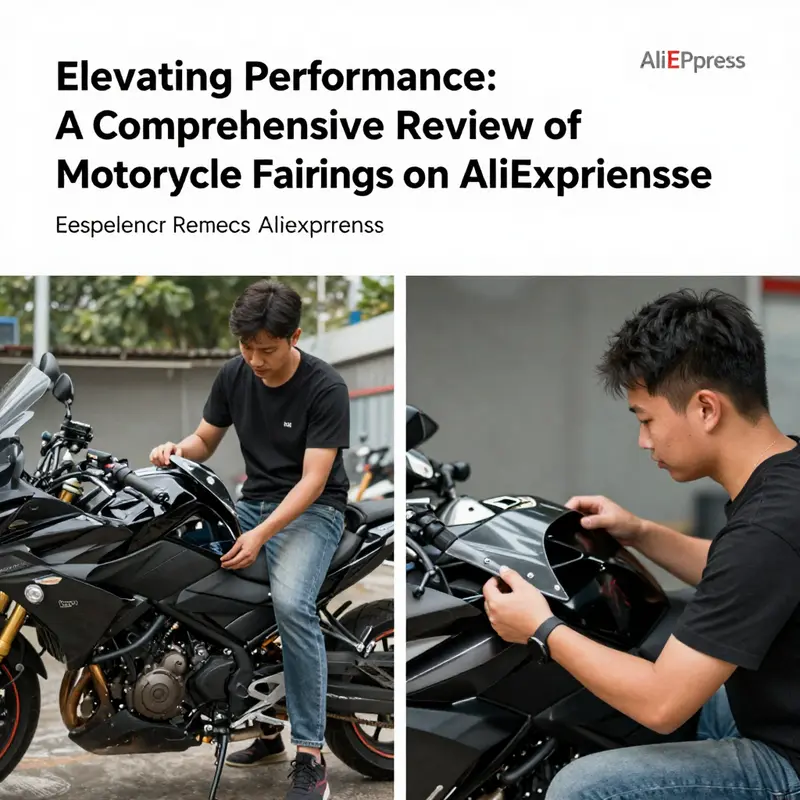 A diverse array of motorcycle fairings highlighting their popularity and aesthetic appeal on AliExpress.