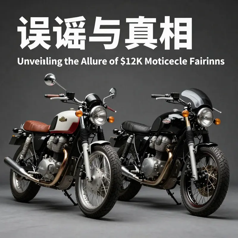 High-end motorcycle fairing highlighting premium materials and precision engineering.