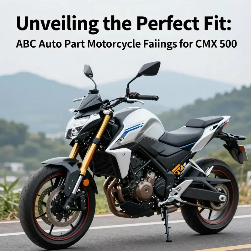 A variety of motorcycle fairings tailored for the Honda CMX 500, emphasizing customization options available.