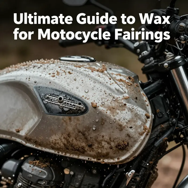 CERALUX Resin Bike Wax: Essential for maintaining motorcycle fairings.
