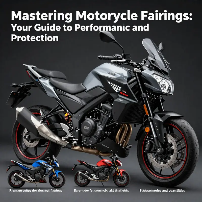 Motorcycle fairings enhance both aerodynamics and protection during high-speed rides.