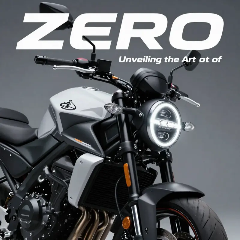 A striking view of the ZERO Motorcycle’s fairing that represents its blend of modern aesthetics and retro design.