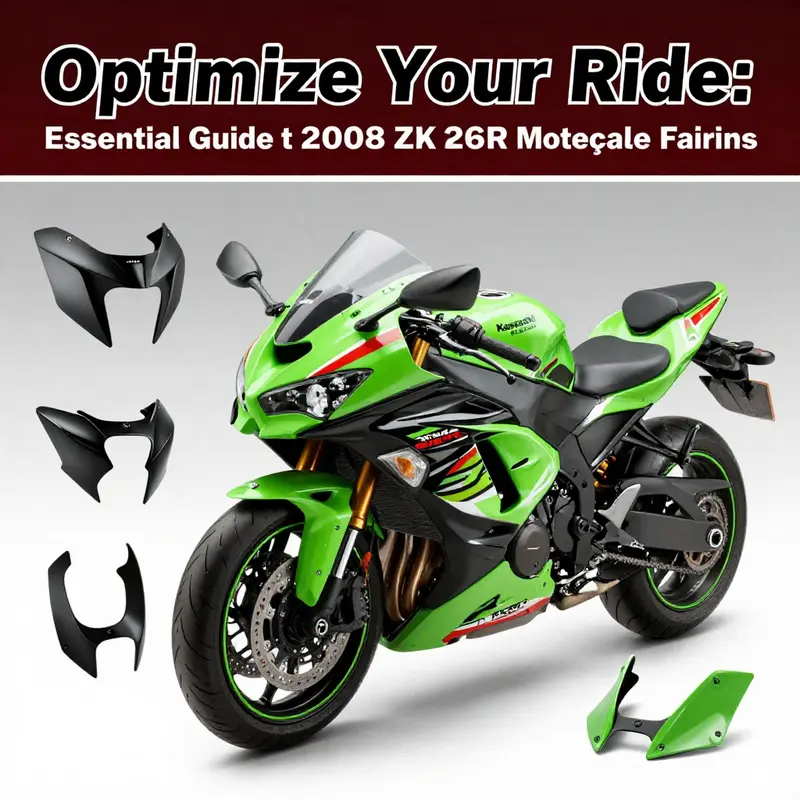 The classic OEM fairing of the 2008 ZX6R, emphasizing its aerodynamic design.