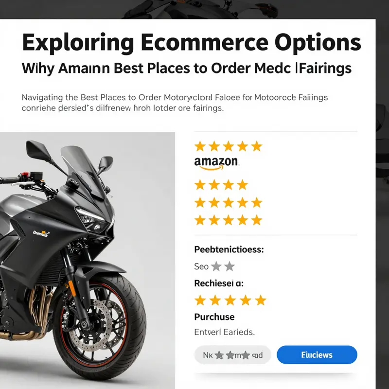 Alibaba platform displaying various motorcycle fairing options available for bulk orders.