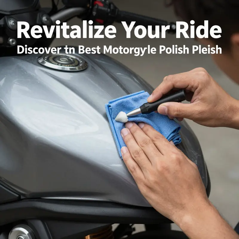 Atas Solux polish prominently displayed on an immaculate motorcycle fairing.