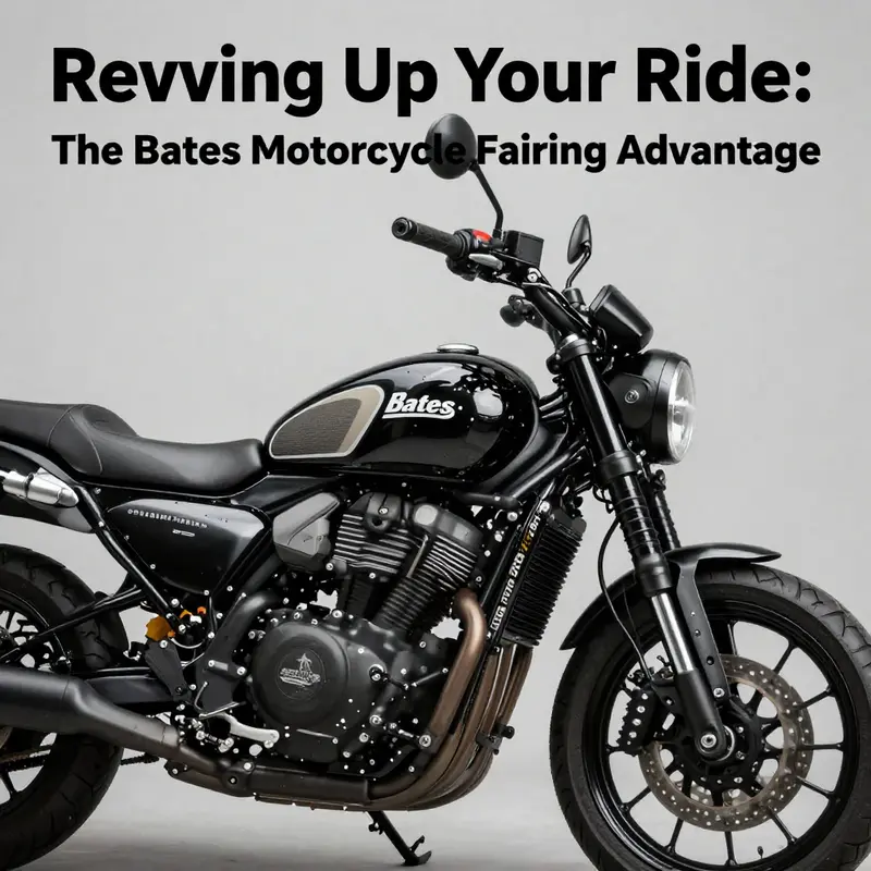 The Bates motorcycle fairing exemplifies vintage aesthetics with its classic design and robust build.
