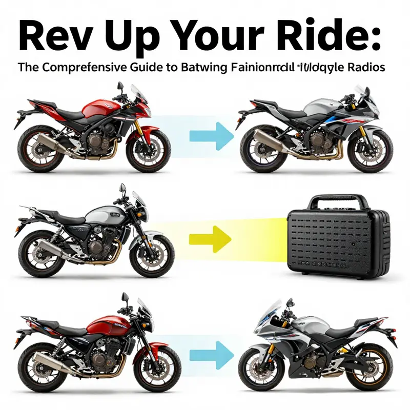 Batwing fairing-mounted motorcycle radio systems enhance the riding experience with integrated audio solutions.