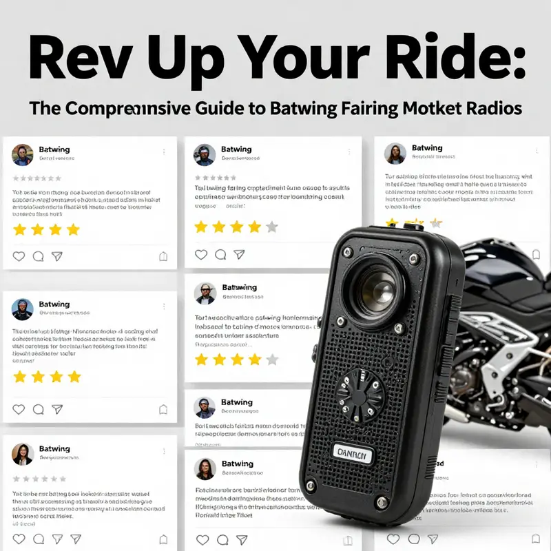 Batwing fairing-mounted motorcycle radio systems enhance the riding experience with integrated audio solutions.