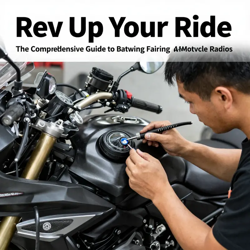 Batwing fairing-mounted motorcycle radio systems enhance the riding experience with integrated audio solutions.