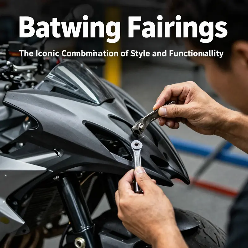 A Harley-Davidson with batwing fairing exemplifying its design and functionality.