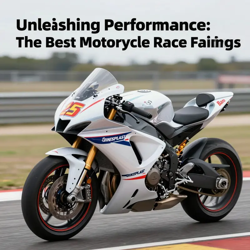 BIKESPLAST race fairings epitomize high-performance design for track bikes.