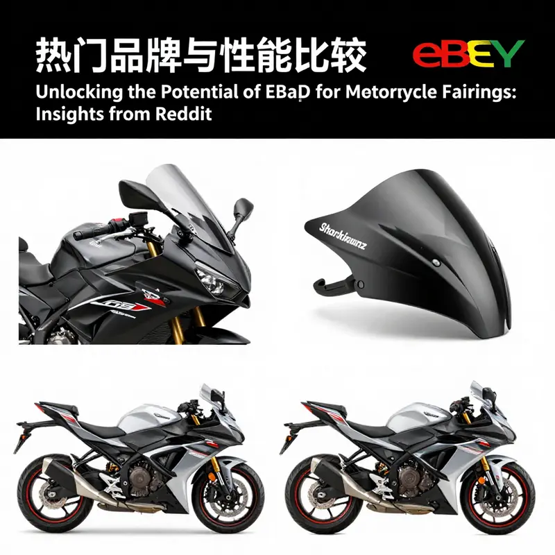 A wide selection of motorcycle fairings ranging from OEM to aftermarket options on display.