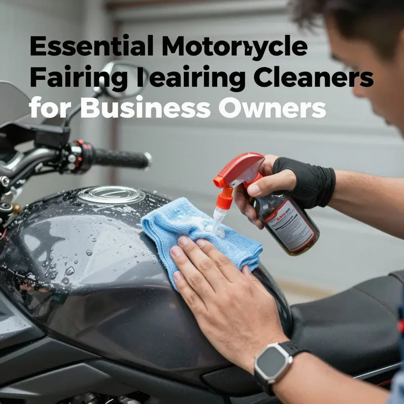 A selection of highly recommended motorcycle fairing cleaners ideal for business use.