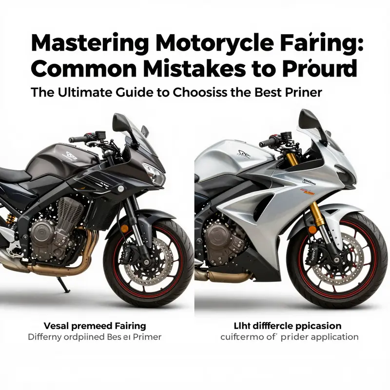 A selection of epoxy and urethane primers recommended for motorcycle fairing applications.