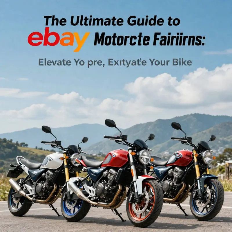 An appealing landscape with various motorcycle fairings displayed prominently, capturing the essence of performance and customization.