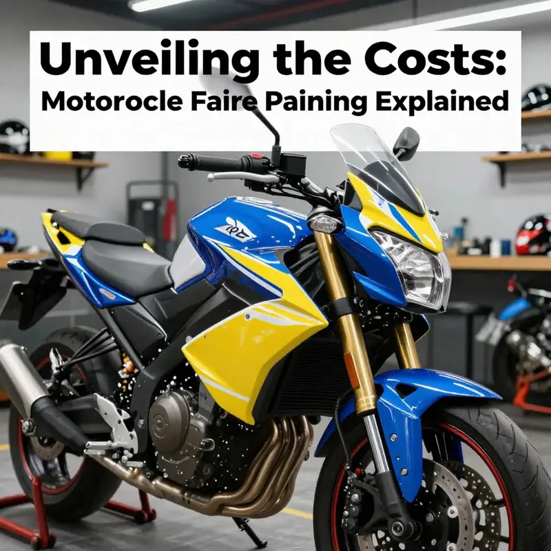 A beautifully painted motorcycle with vibrant fairings, exemplifying the importance of quality paint jobs.