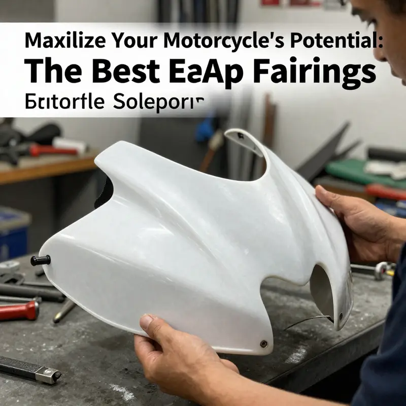 A stunning motorcycle with advanced carbon fiber fairing, designed for optimal performance and sleek aesthetics.