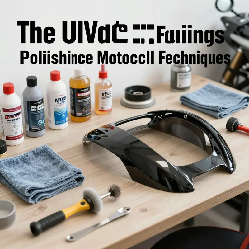 Shining ABS plastic fairing, reflecting the results of quality polishing.