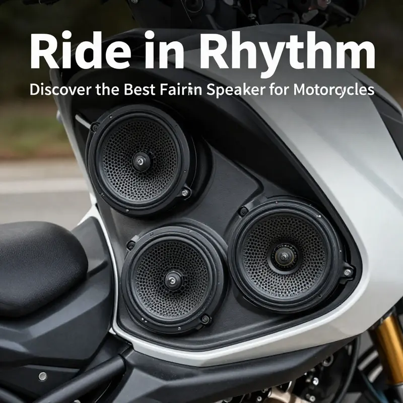 High-performance fairing speakers designed for motorcycles enhance sound quality on the road.