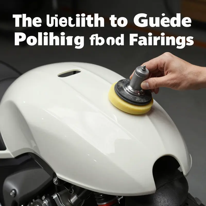 Shining ABS plastic fairing, reflecting the results of quality polishing.