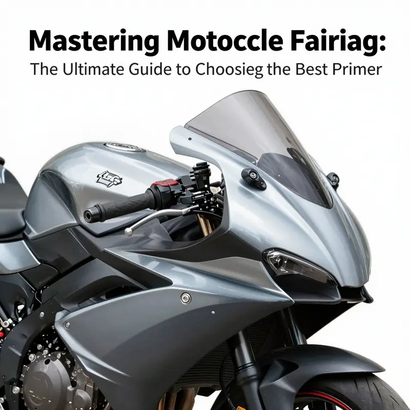A perfectly painted motorcycle fairing demonstrating the results of using the best primer.