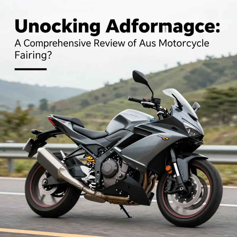 An infographic displaying various types of motorcycle fairings available in Australia.