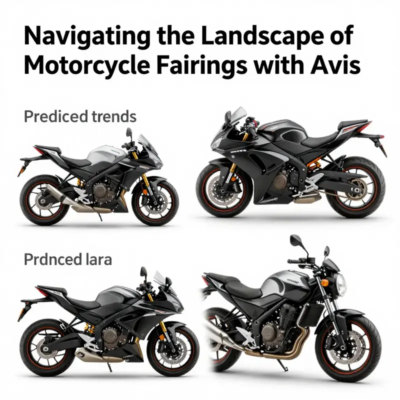 Avis’s branding juxtaposed with motorcycles, illustrating the absence of fairing sales.