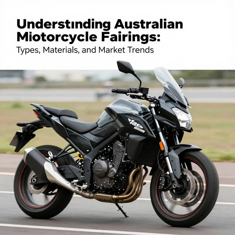 Various motorcycle fairing types displayed with accompanying motorcycles.