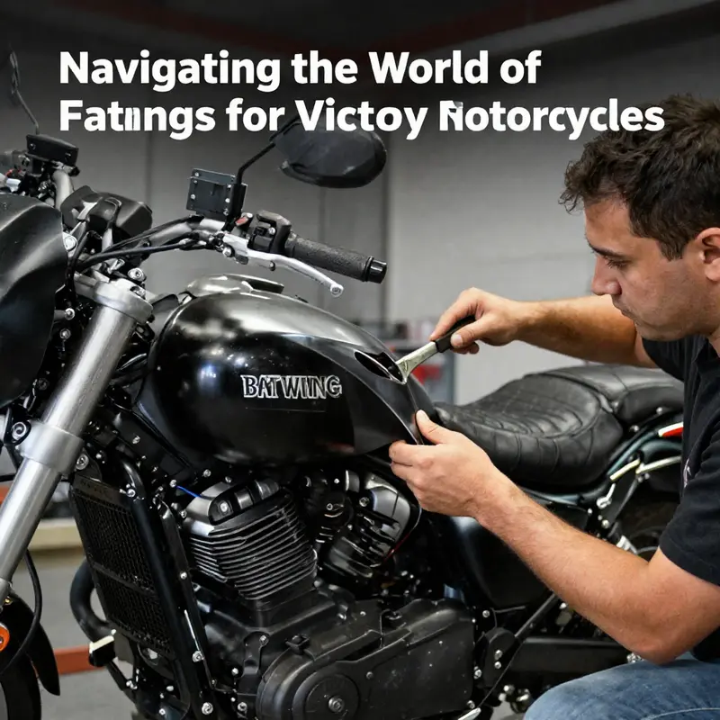 An overview of batwing fairings on a Victory motorcycle, highlighting both aesthetics and functionality.